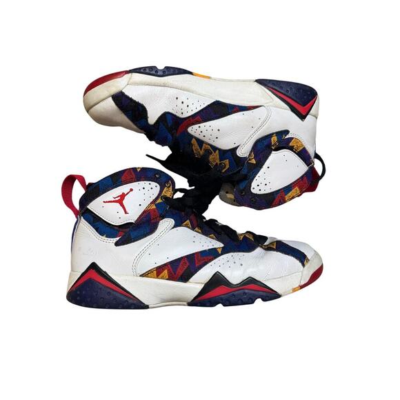 Jordan Other - Air Jordan 7 Retro‎ GS Youth Basketball Shoes Size 6Y White Multi Color